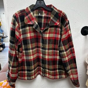 Vintage Christopher & Banks plaid jacket